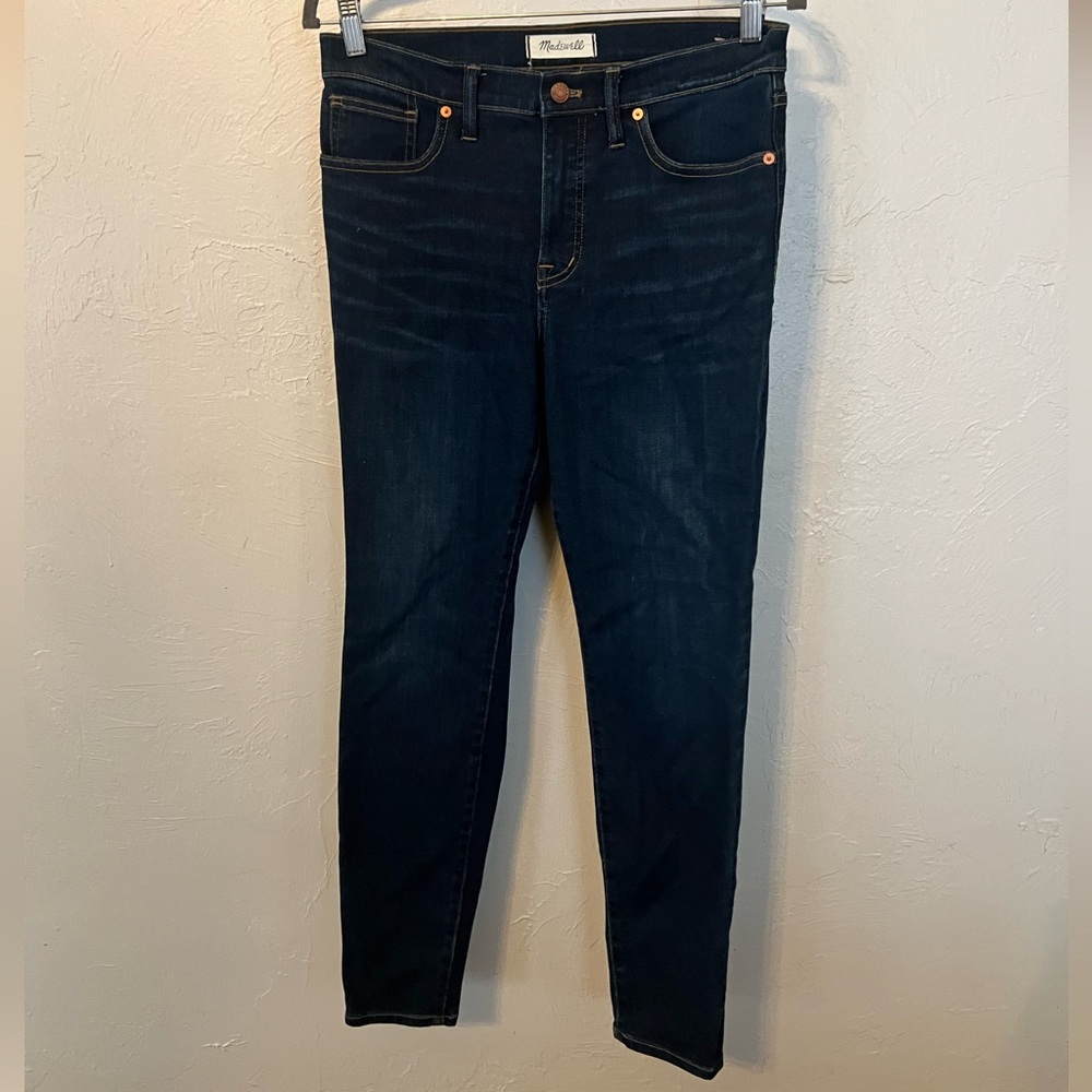 Madewell 9” High Rise Skinny Size 29 Tencel Larkspur